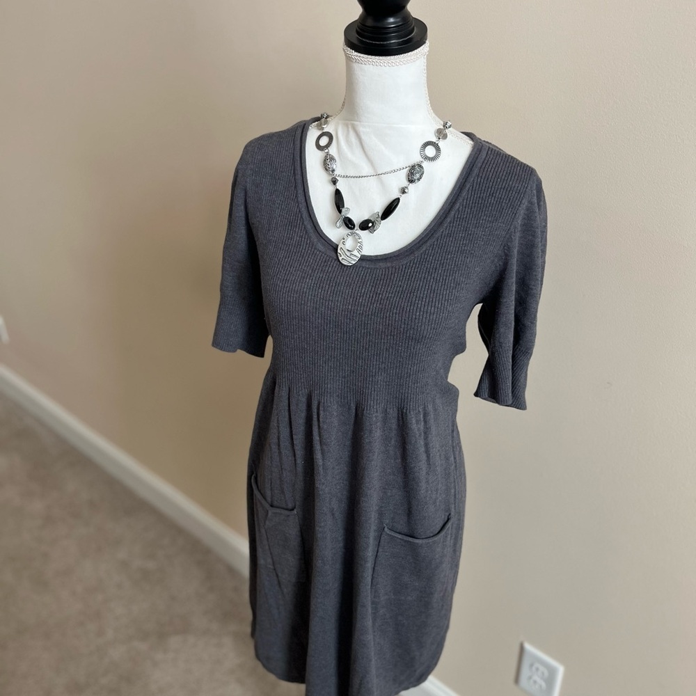 Elegant Gray Women's Dress